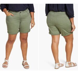 Wit‎ & Wisdom 'Ab'Solution Stretch Cotton Shorts Lili Pad 14